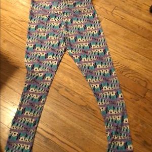 New lularoe leggings one size Minnie Mouse